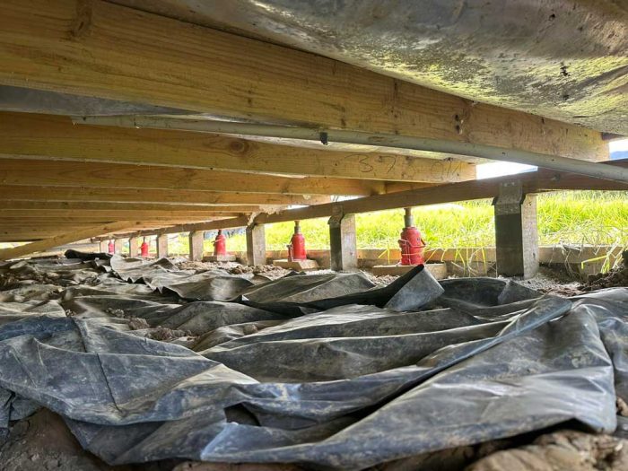 House re-piling project